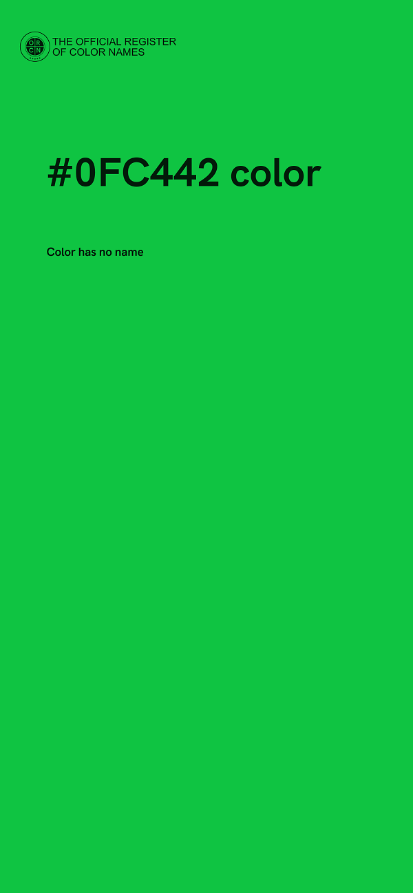 #0FC442 color image