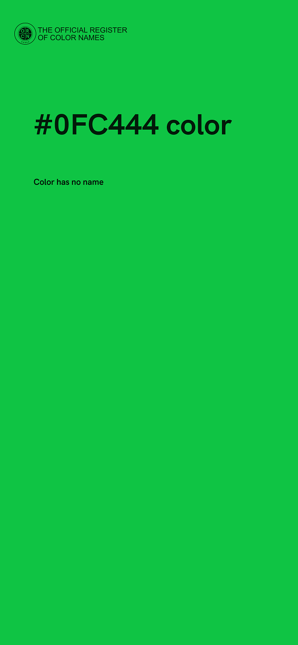 #0FC444 color image