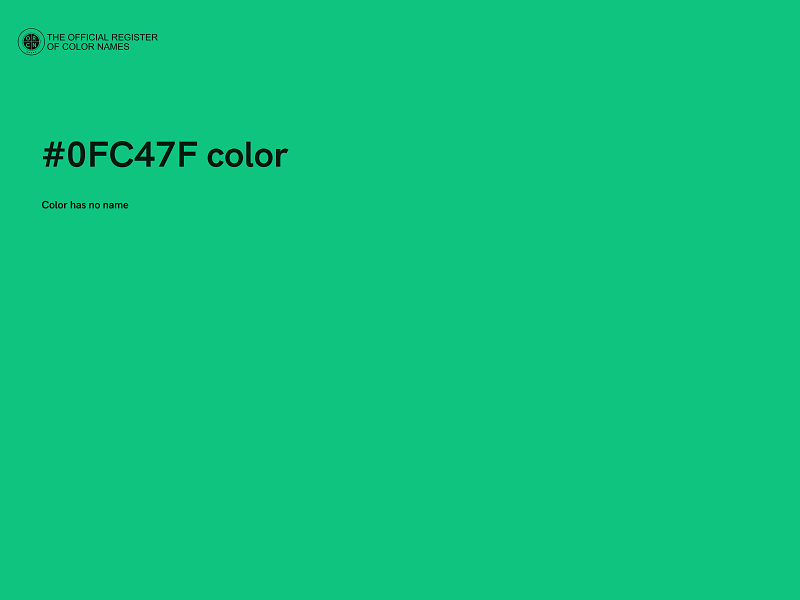 #0FC47F color image