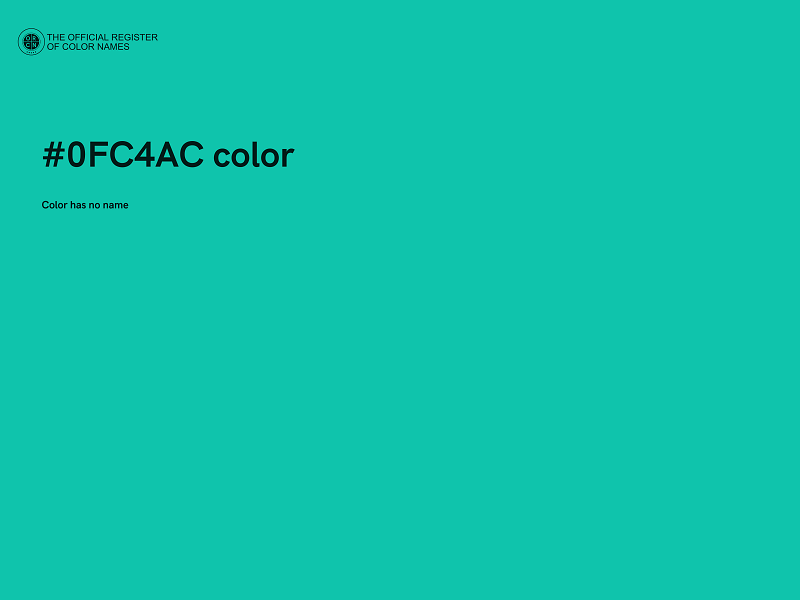 #0FC4AC color image