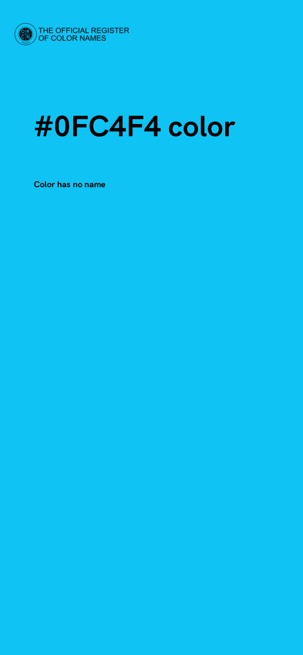 #0FC4F4 color image