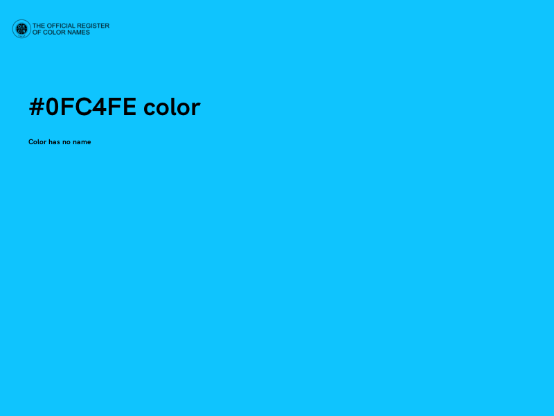 #0FC4FE color image