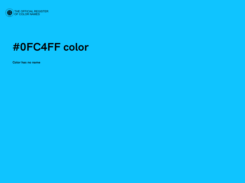 #0FC4FF color image