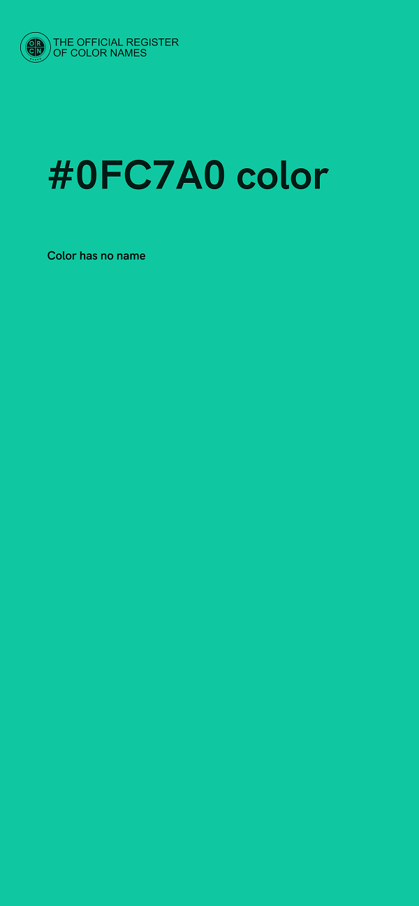 #0FC7A0 color image