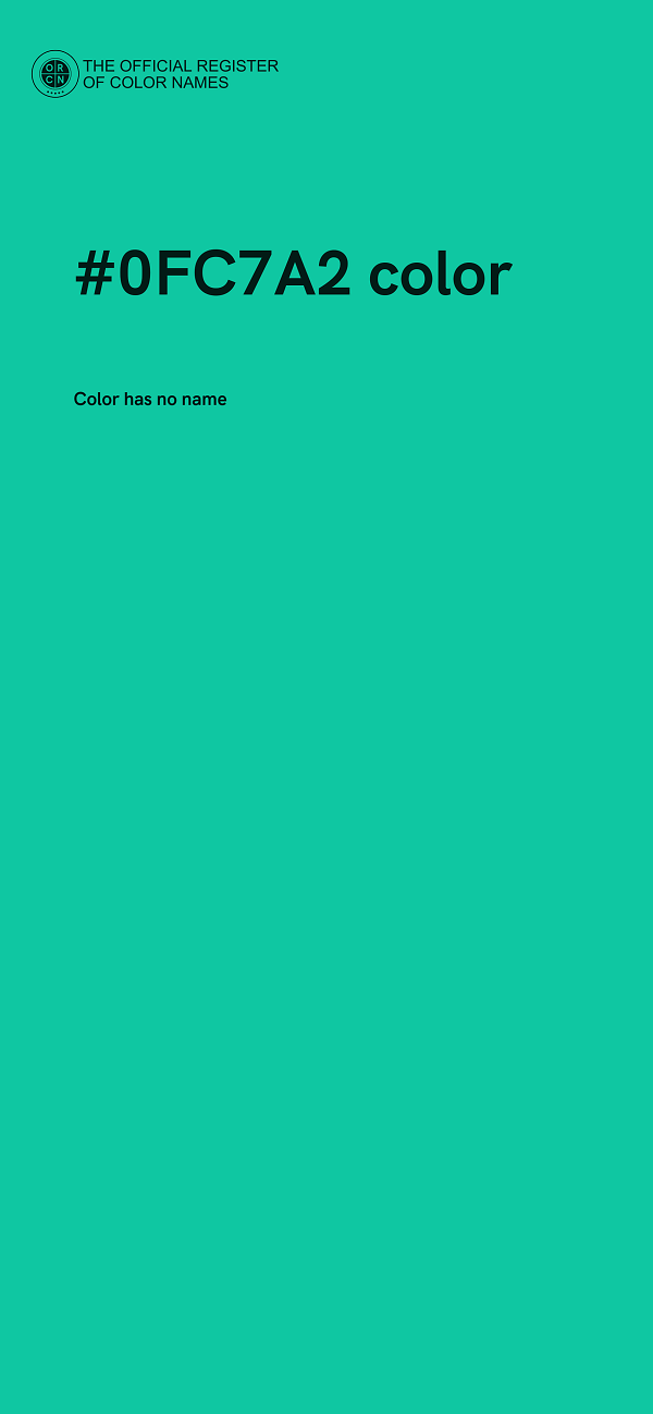 #0FC7A2 color image