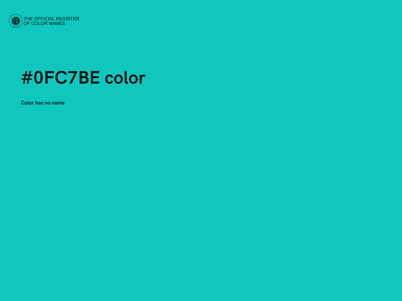 #0FC7BE color image