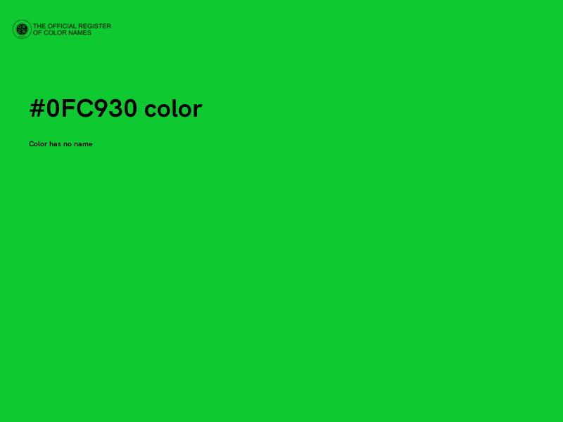 #0FC930 color image
