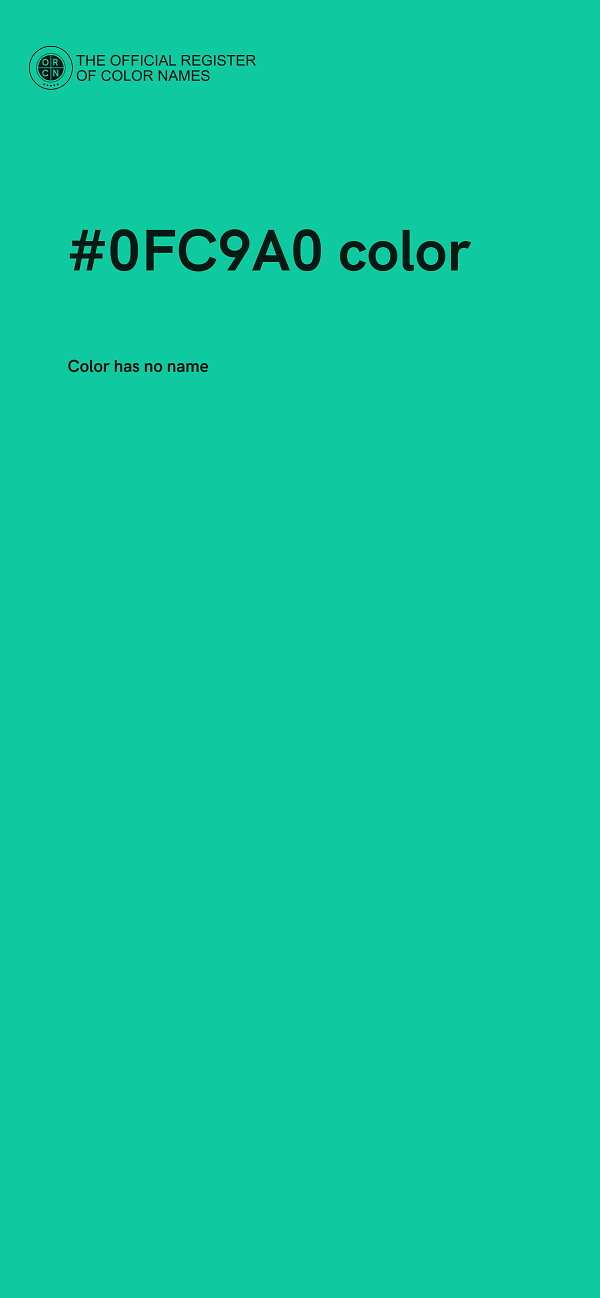 #0FC9A0 color image