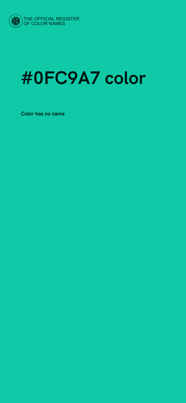 #0FC9A7 color image