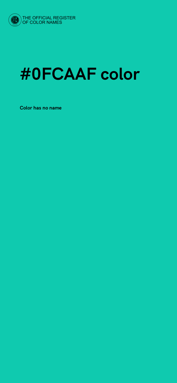 #0FCAAF color image