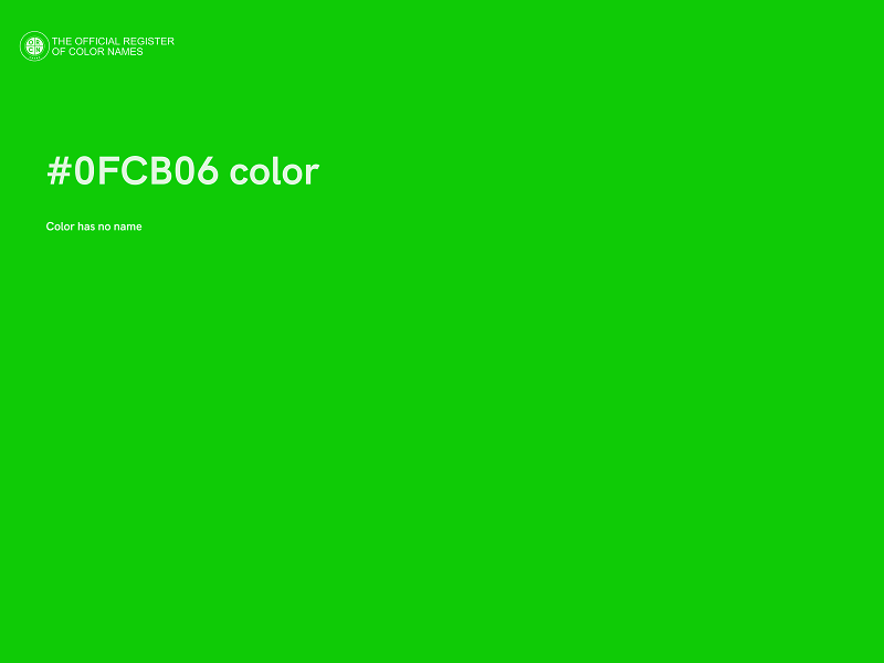 #0FCB06 color image