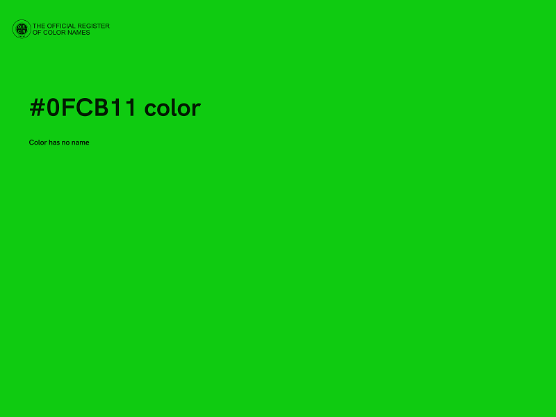 #0FCB11 color image