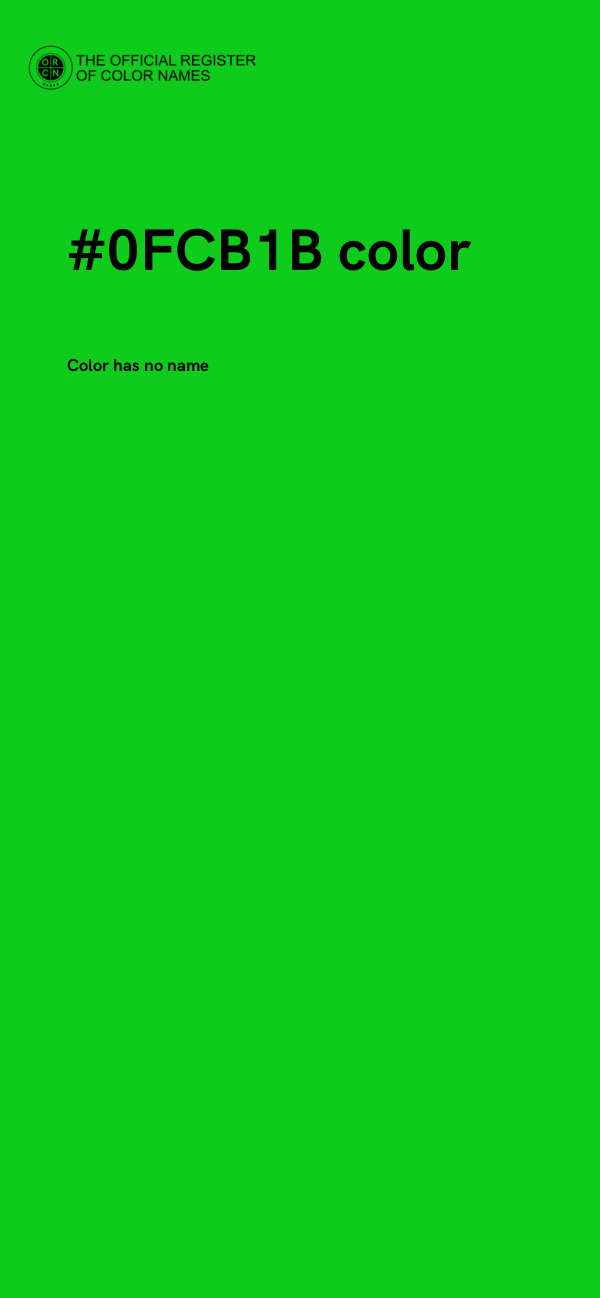 #0FCB1B color image