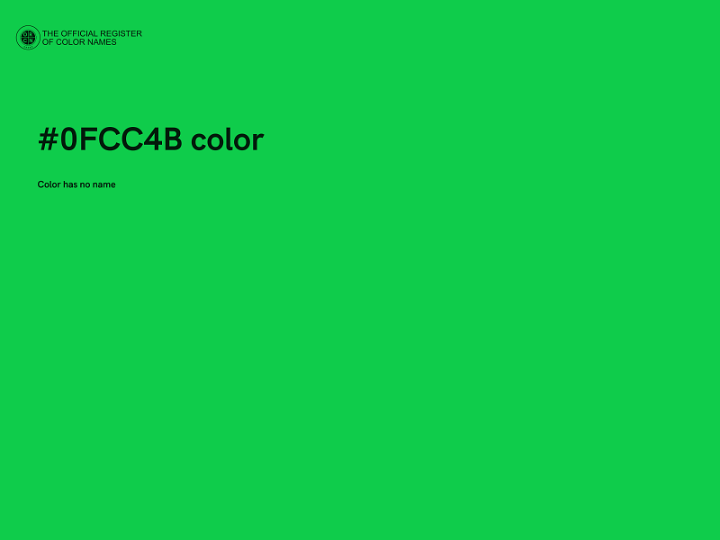 #0FCC4B color image