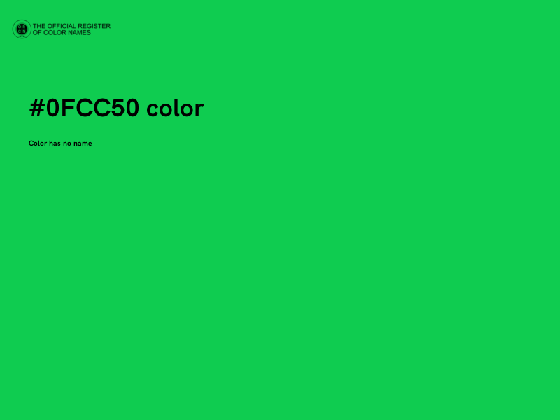 #0FCC50 color image