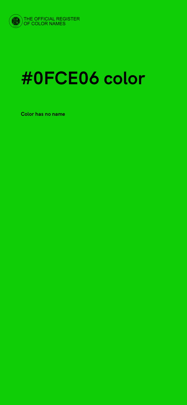 #0FCE06 color image