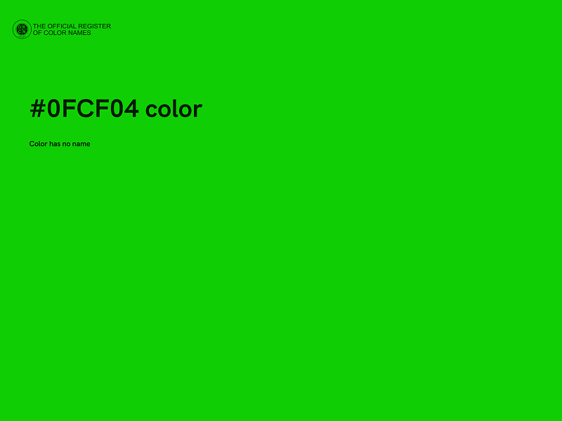 #0FCF04 color image