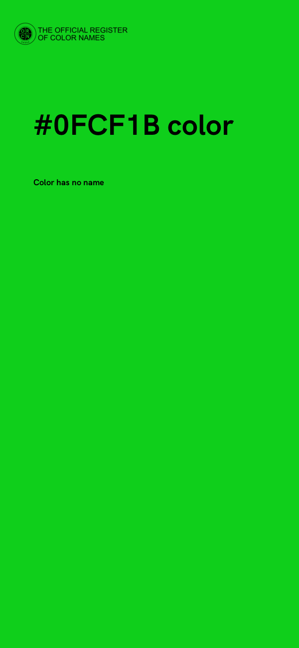 #0FCF1B color image