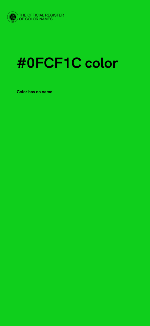 #0FCF1C color image