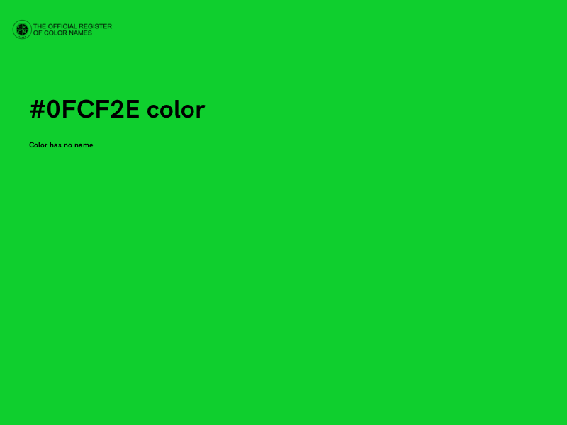 #0FCF2E color image