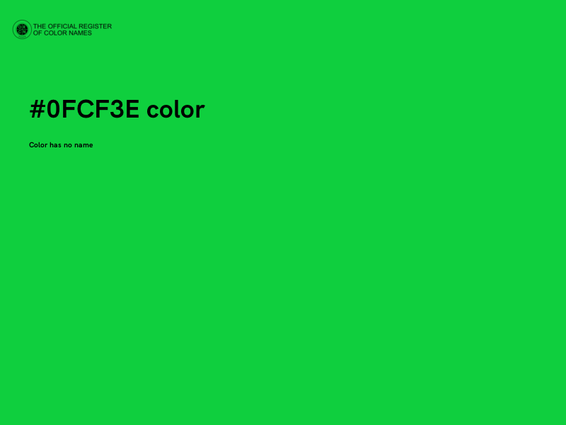 #0FCF3E color image