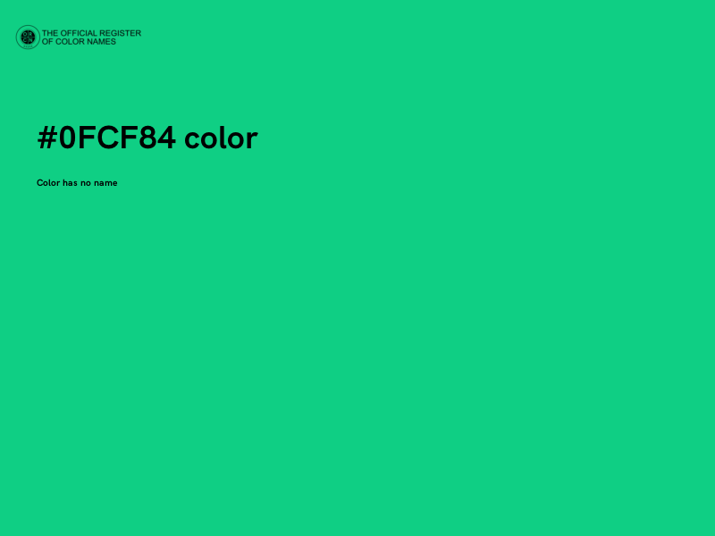 #0FCF84 color image