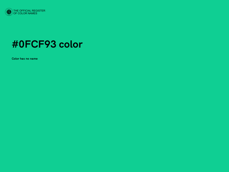 #0FCF93 color image
