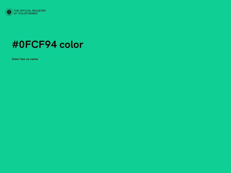 #0FCF94 color image