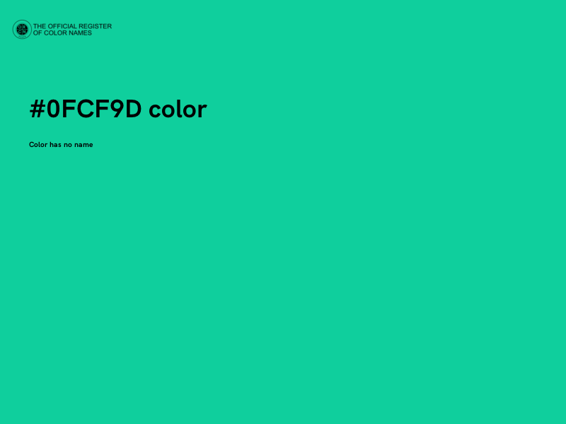 #0FCF9D color image