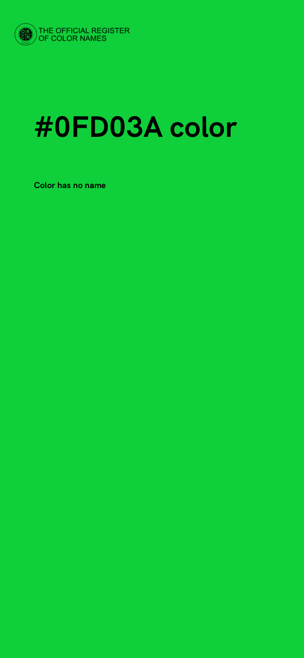 #0FD03A color image