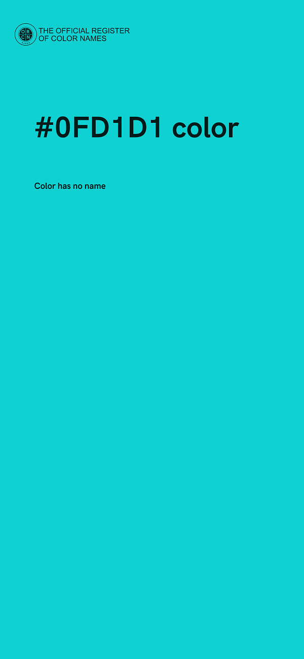 #0FD1D1 color image