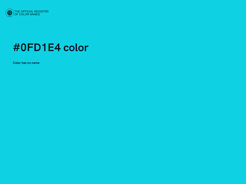 #0FD1E4 color image