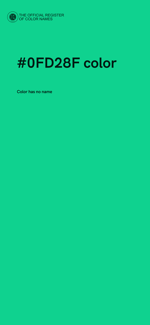 #0FD28F color image