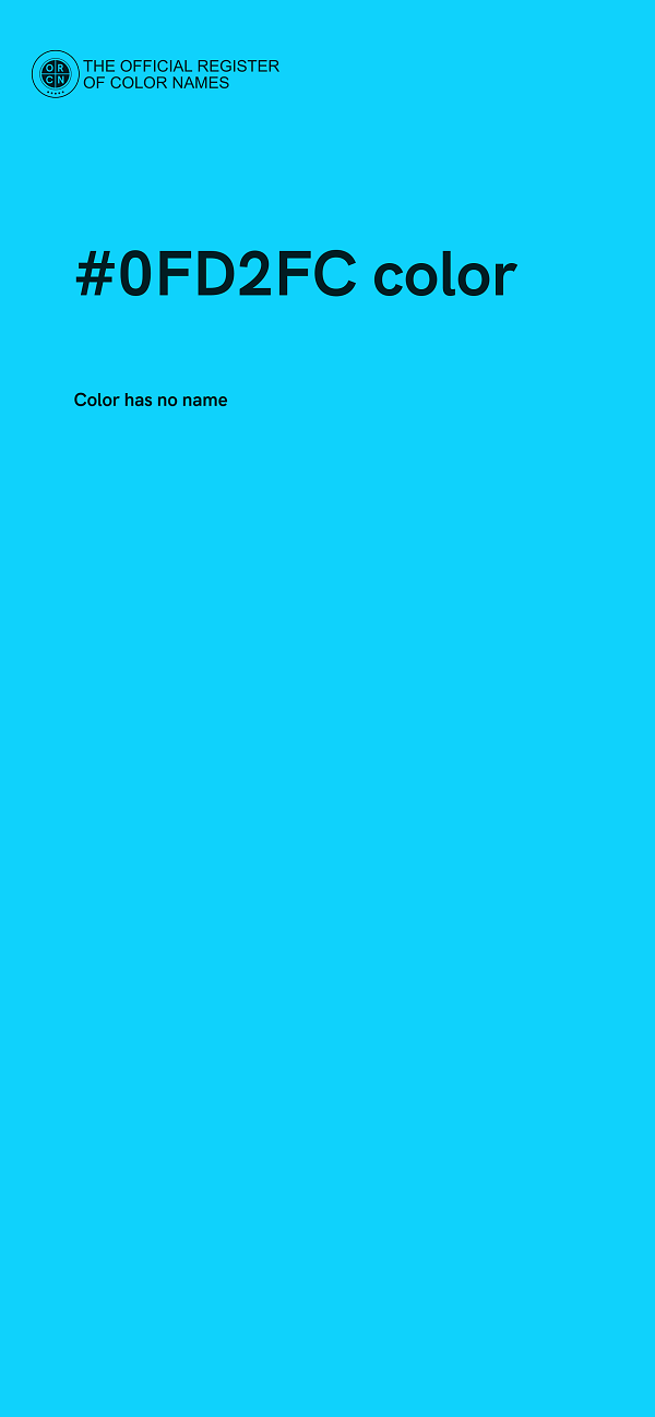 #0FD2FC color image