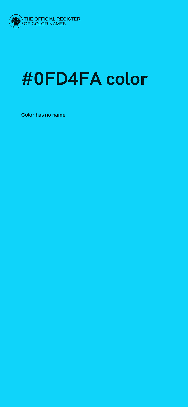 #0FD4FA color image