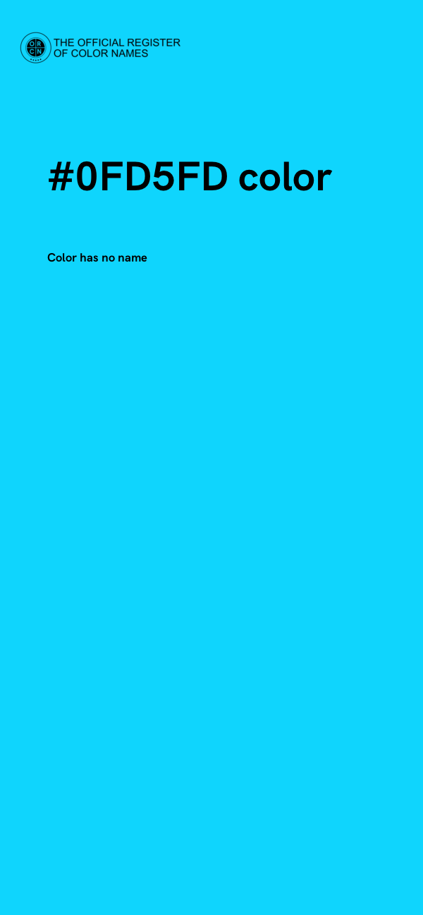 #0FD5FD color image