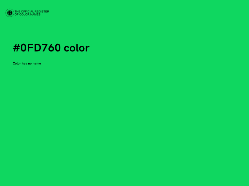 #0FD760 color image