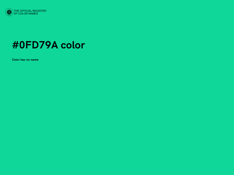 #0FD79A color image