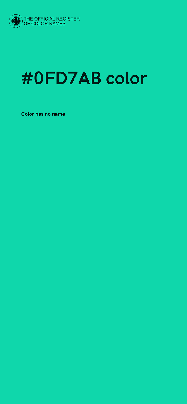 #0FD7AB color image