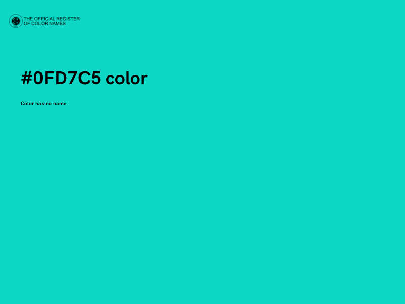 #0FD7C5 color image