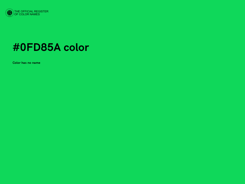 #0FD85A color image