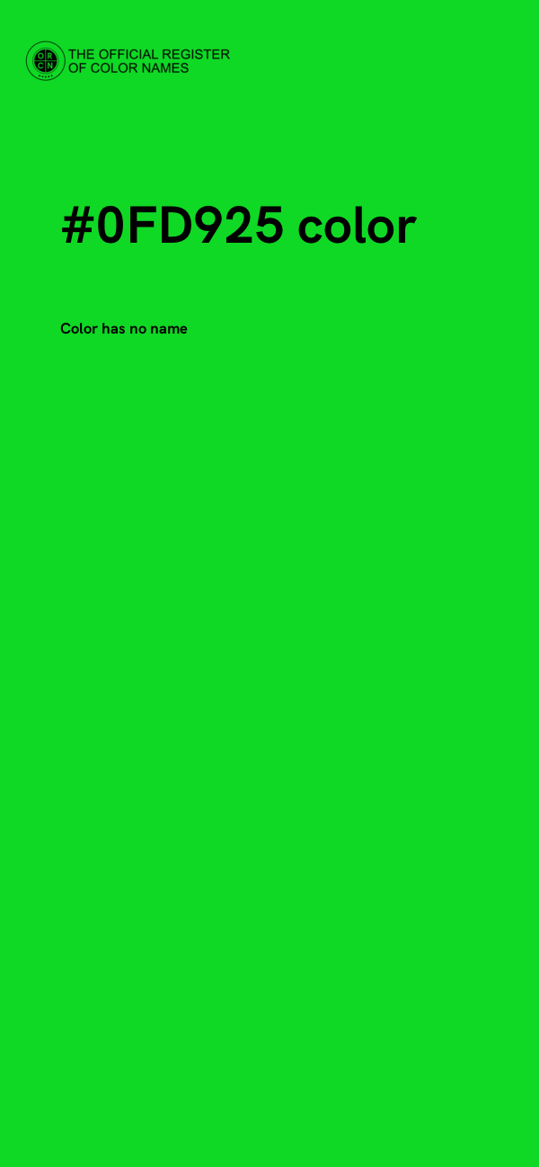 #0FD925 color image
