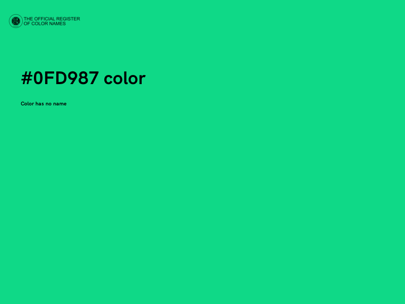 #0FD987 color image