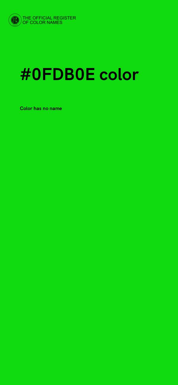 #0FDB0E color image