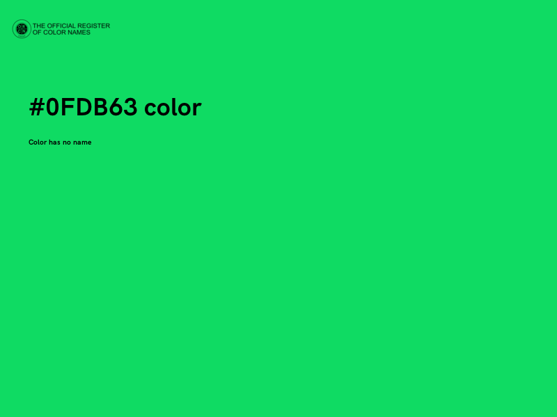 #0FDB63 color image