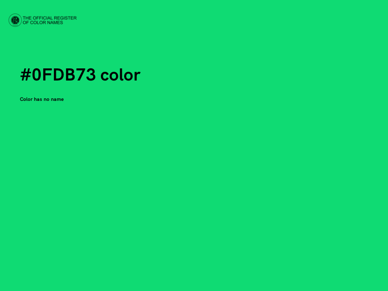 #0FDB73 color image