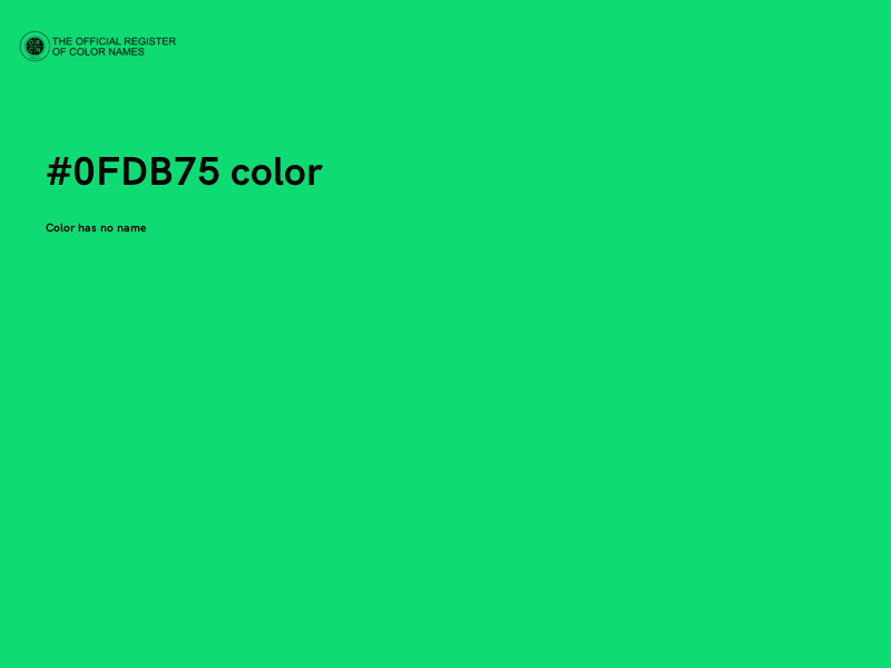 #0FDB75 color image