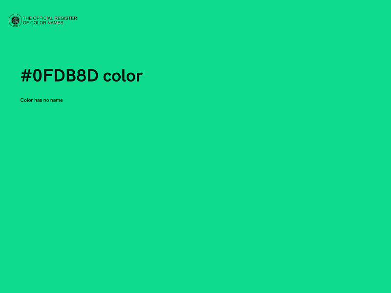 #0FDB8D color image