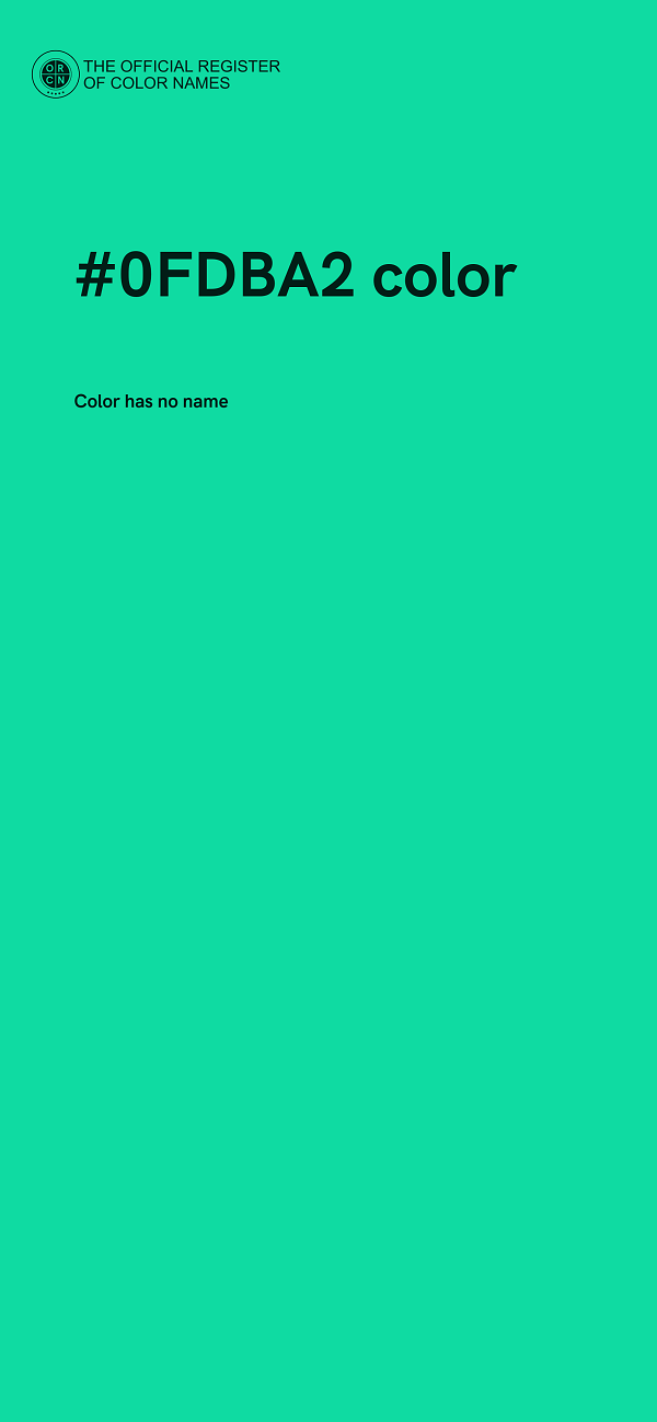 #0FDBA2 color image