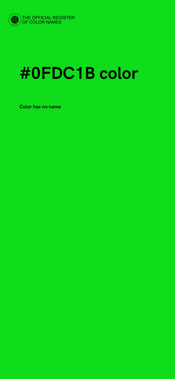 #0FDC1B color image